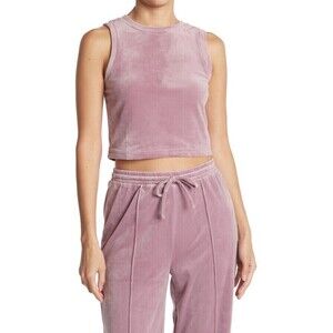 Abound Velour Sleeveless Tank In Purple Morn Size S